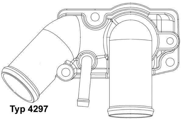 BorgWarner (Wahler) 4297.92D Thermostat, coolant