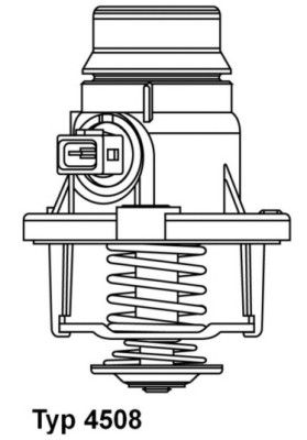BorgWarner (Wahler) 4508.101D Thermostat, coolant