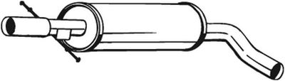 Centre Muffler BOSAL 105-505
