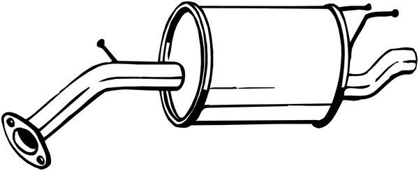 BOSAL 128-023 Rear Muffler