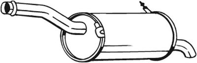 Rear Muffler BOSAL 135-079