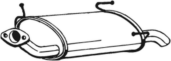 BOSAL 145-131 Rear Muffler