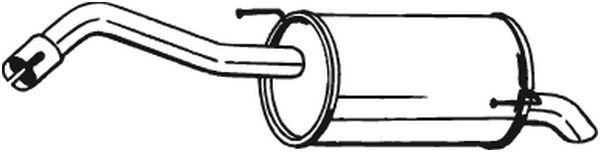 BOSAL 145-143 Rear Muffler