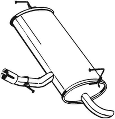 Rear Muffler BOSAL 145-285