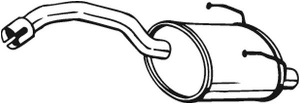 BOSAL 148-187 Rear Muffler