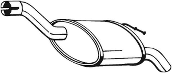 BOSAL 154-293 Rear Muffler