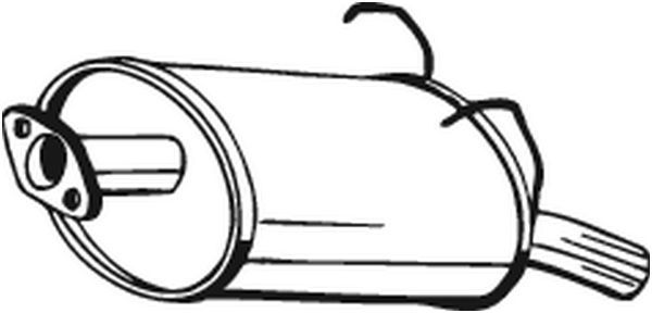 BOSAL 163-197 Rear Muffler