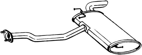 BOSAL 165-141 Rear Muffler