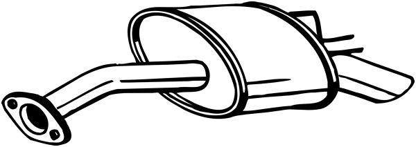 BOSAL 165-285 Rear Muffler