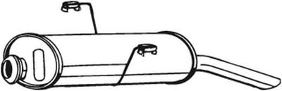 Rear Muffler BOSAL 190-227