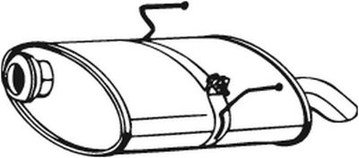 Rear Muffler BOSAL 190-265