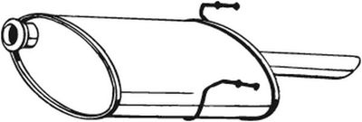 Rear Muffler BOSAL 190-289