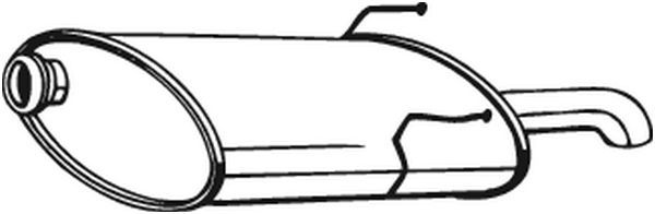 BOSAL 190-361 Rear Muffler