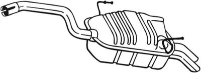 Rear Muffler BOSAL 190-903