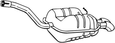 Rear Muffler BOSAL 233-547