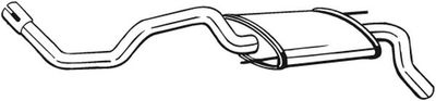 Rear Muffler BOSAL 233-605