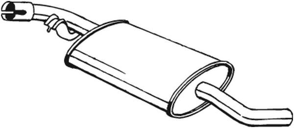 BOSAL 233-741 Centre Muffler