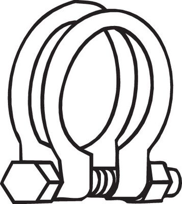 Clamping Piece, exhaust system BOSAL 250-451