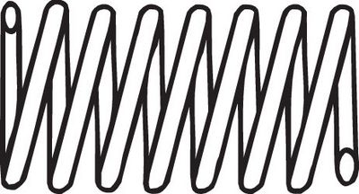 Spring, exhaust pipe BOSAL 251-003