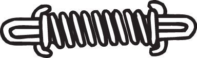 BOSAL 251-669 Spring, exhaust pipe