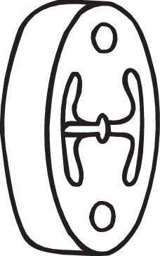 BOSAL 255-163 Rubber Strip, exhaust system