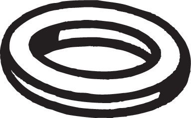 Gasket, exhaust pipe BOSAL 256-061