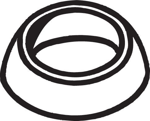 BOSAL 256-520 Gasket, exhaust pipe
