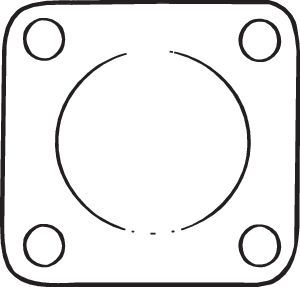 Gasket, exhaust pipe BOSAL 256-574