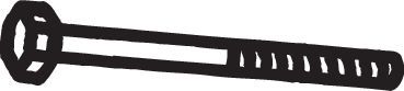 BOSAL 258-825 Bolt, exhaust system