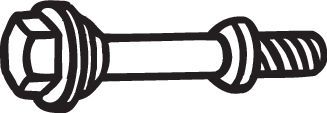 Bolt, exhaust system BOSAL 258-943