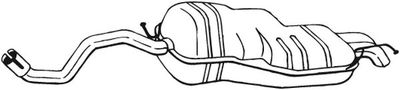 Rear Muffler BOSAL 279-111