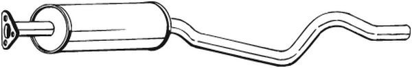 BOSAL 281-129 Centre Muffler
