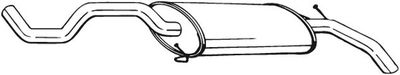 Rear Muffler BOSAL 281-377