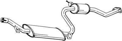 Centre Muffler BOSAL 282-409