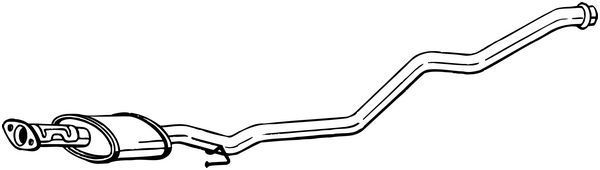 BOSAL 284-631 Centre Muffler