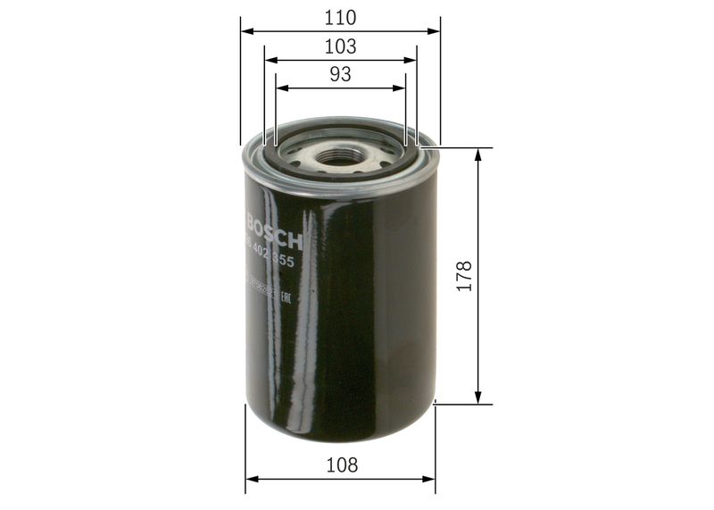 BOSCH 0 451 301 207 Oil Filter
