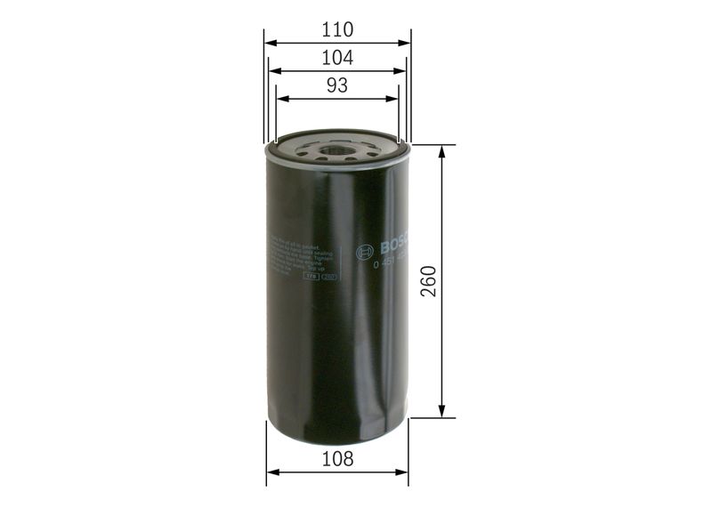 BOSCH 0 451 403 001 Oil Filter