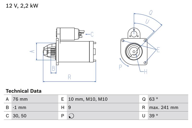 BOSCH 0 986 021 620 Starter