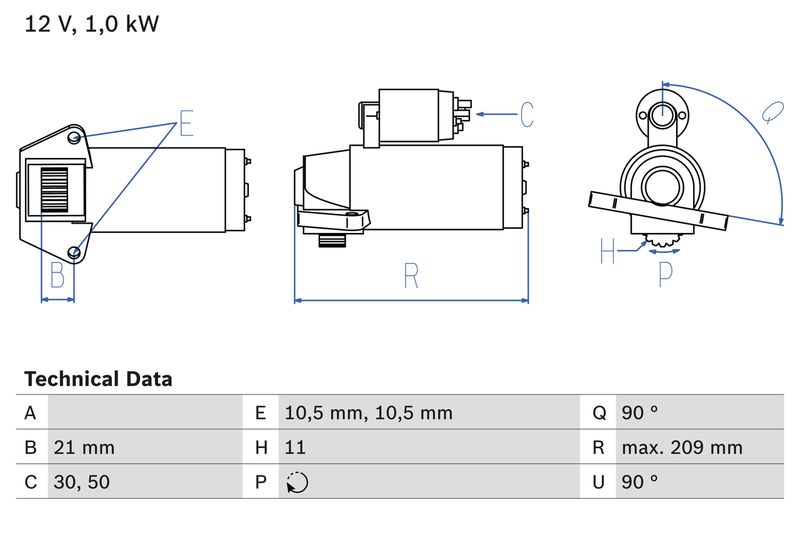 BOSCH 0 986 023 610 Starter