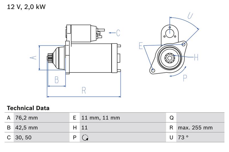 BOSCH 0 986 024 360 Starter