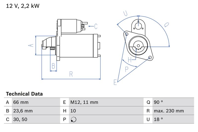 BOSCH 0 986 025 400 Starter