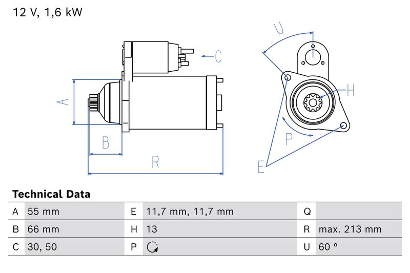 BOSCH 0 986 026 080 Starter
