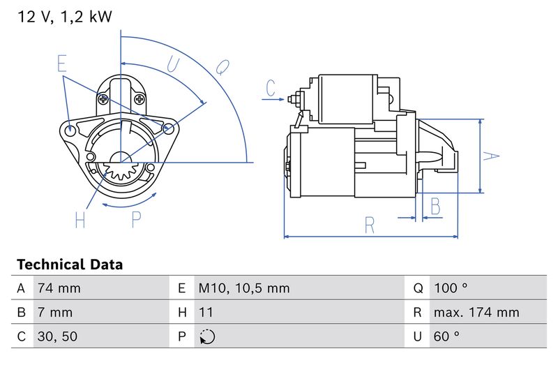 BOSCH 0 986 029 260 Starter