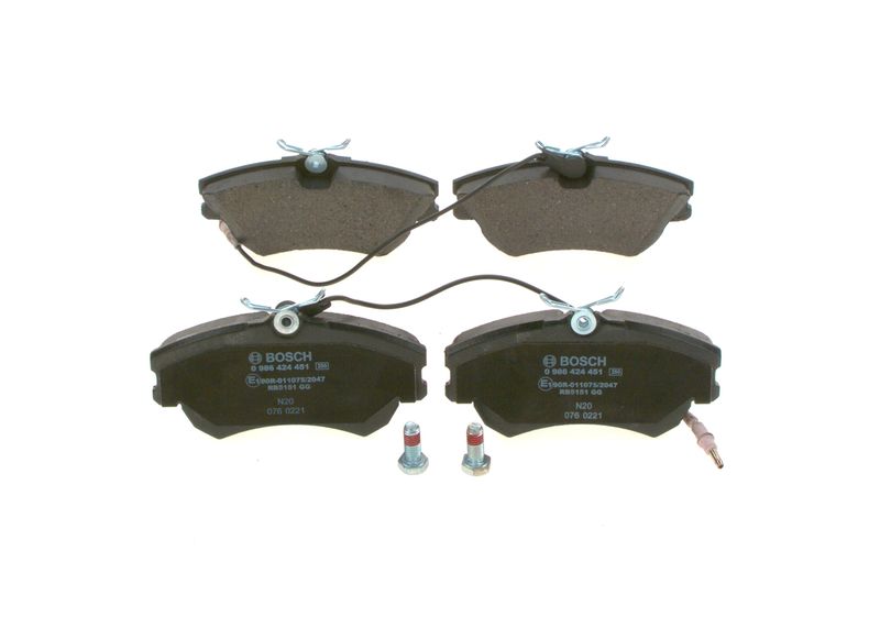 BOSCH 0 986 424 451 Brake Pad Set, disc brake