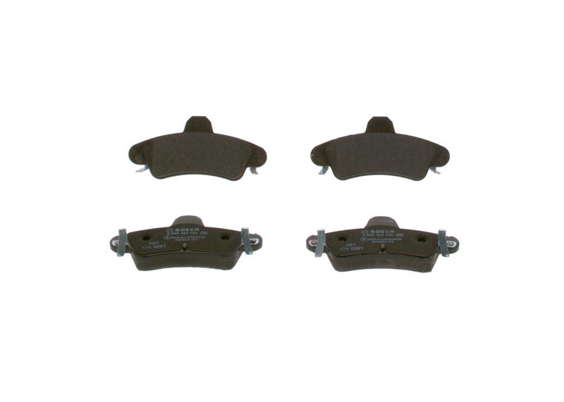 BOSCH 0 986 424 744 Brake Pad Set, disc brake