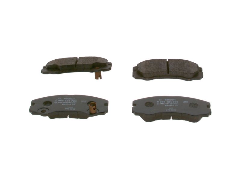 BOSCH 0 986 424 760 Brake Pad Set, disc brake
