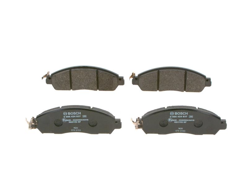 BOSCH 0 986 424 837 Brake Pad Set, disc brake