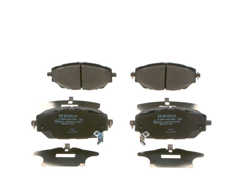 BOSCH 0 986 424 865 Brake Pad Set, disc brake