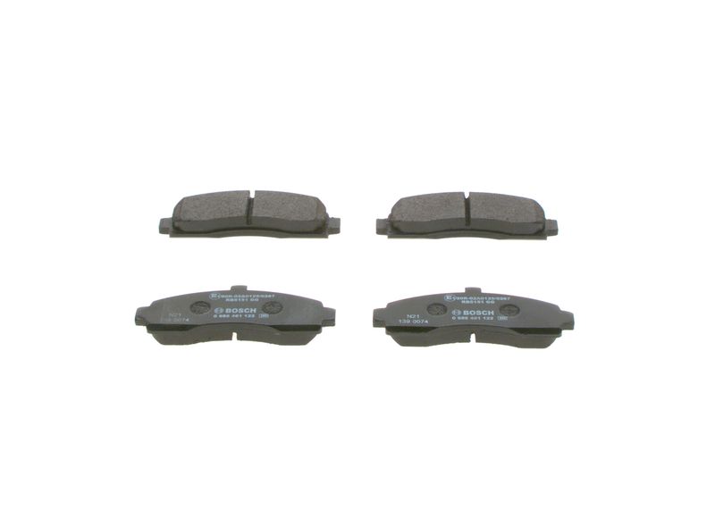 BOSCH 0 986 461 122 Brake Pad Set, disc brake