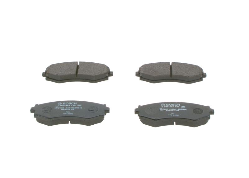 BOSCH 0 986 461 139 Brake Pad Set, disc brake